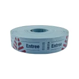 Entreebewijs Combicraft nummering 1-1000 blauw 1000 stuks
