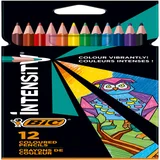Kleurpotloden Bic Intensity assorti etui à 12 stuks