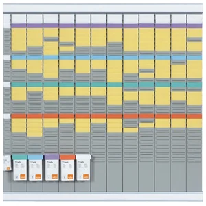 Professioneel jaarplanner T-kaart Nobo met 32 sleu
