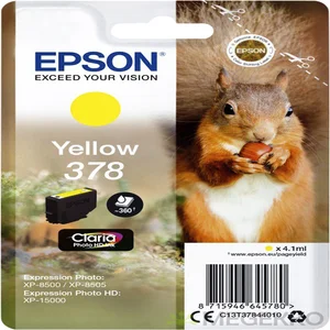 Inktcartridge Epson 378 T3784 geel