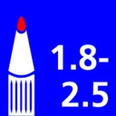 Paintmarker Uni POSCA PC5M Medium Pruisisch blauw
