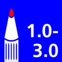 Fineliner edding 1200 fijn glitter assorti set à 5