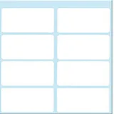 Etiket HERMA 3690 26x40mm wit 56 stuks