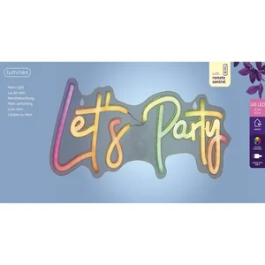 Ledbord Lumineo indoor USB neon Let's Party led Co