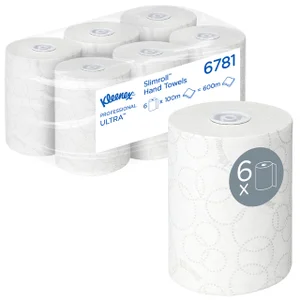 Handdoekrol Kleenex Ultra Slimroll 2-laags 100m wi