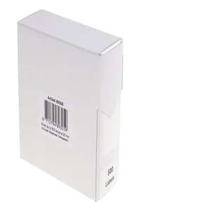 Etiket Rillprint 25mm op rol transparant 500 stuks