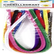 Chenilledraad Folia 50cm 8mm doorsnede 10 stuks as