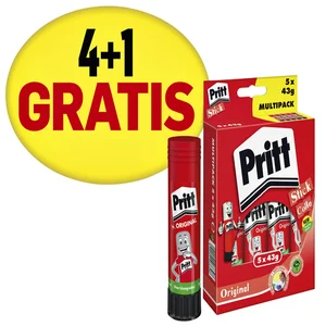 Lijmstift Pritt Stick Original 43gr promopack 4+1