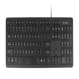 Toetsenbord Quantore QWERTY bedraad USB-A zwart