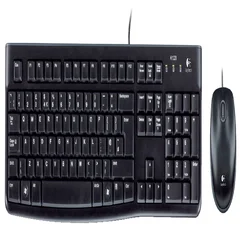 Toetsenbord- en muisset Logitech MK120 bedraad QWE
