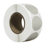 DULA Etiketten rond transparant 20mm - 500 stickers op rol - Sluitzegel