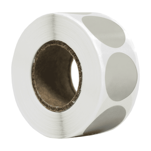 DULA Etiketten rond transparant 20mm - 500 stickers op rol - Sluitzegel