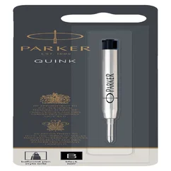 Balpenvulling Parker Quink breed zwart breed blist