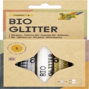 Glitterpoeder Bio Folia Stardust 7gr 5 stuks 3 kle