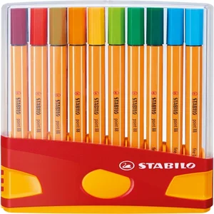 Fineliner STABILO point 88 ColorParade rollerset g