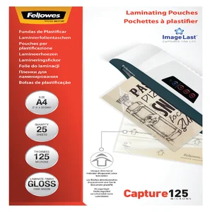 Lamineerhoes Fellowes A4 2x125micron glans 25 stuk