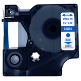 DULA - Dymo D1 45014 / S0720540 Blauw op wit 12mm x 7m
