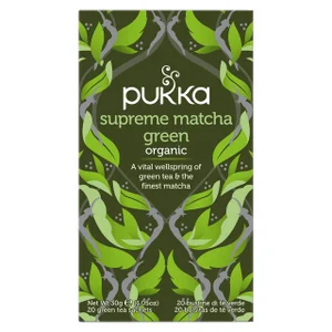 Thee Pukka supreme matcha green tea 20 zakjes