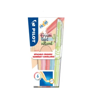 Markeerstift PILOT friXion light naturel assorti 6