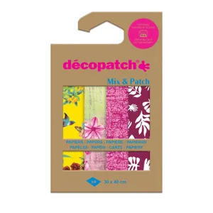 Hobbypapier Décopatch 30x40cm set à 4 vel thema Wa