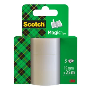 Plakband Scotch Magic 819 19mmx25m onzichtbaar 3 r