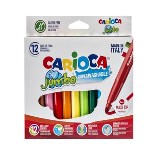Viltstift Carioca Jumbo maxi assorti set à 12 stuk