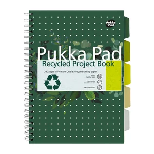 Projectboek Pukka Pad Recycled A4 lijn 5-tabs 4-ga