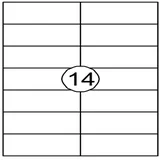 Etiket Quantore 105x42.4mm 1400 stuks