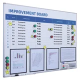 Verbeterbord + starterkit visual management 90x120cm