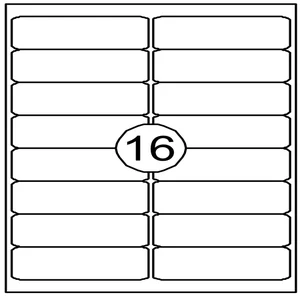 Etiket Quantore 99.1x33.9mm 1600 stuks