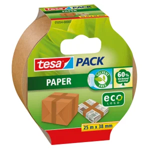 Verpakkingstape tesapack® papier ecoLogo® 25mx38mm