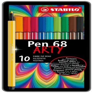 Viltstift STABILO Pen 68/10 Arty medium assorti b