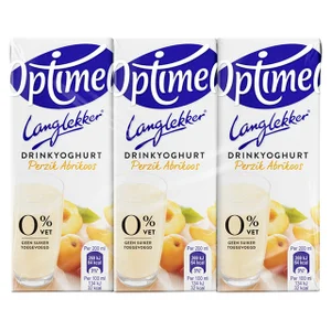Drinkyoghurt Optimel Langlekker perzik abrikoos 20