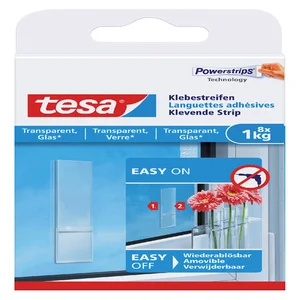 Kleefstrips tesa® dubbelzijdig transparant 1kg 8 s