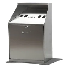 Asbak staand Vepa Bins zuil vrijstaand RVS 3102541
