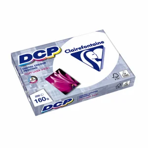 Laserpapier Clairefontaine DCP A4 160gr wit 250 ve