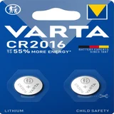 Batterij VARTA knoopcel 2x CR2016 lithium