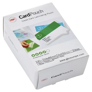 Lamineerhoes GBC 54x86mm 2x250micron creditcard 10