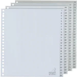 Tabbladen Kangaro 23-gaats G4100CM 1-100 genummerd