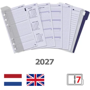 Agendavulling 2027 Kalpa Personal jaardoos 7dagen/
