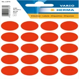 Etiket HERMA 1876 rond 19mm fluor rood 100 stuks