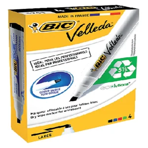 Whiteboardmarker Bic Velleda 1751 schuin large ass