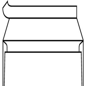 Envelop IEZZY C5/6 114x229mm venster rechts strip