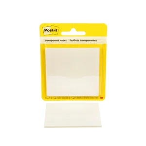 Memoblok Post-it 3M 73x73mm Transparant