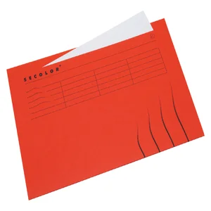 Vouwmap Secolor met tabrand Folio 100% gerecycled