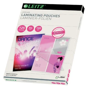 Lamineerhoes Leitz iLAM A4 2x125micron EVA 100 stu