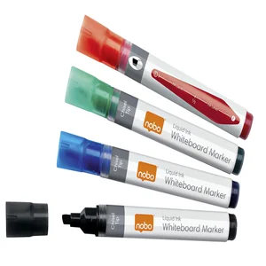 Whiteboardmarker Nobo Liquid ink schuin assorti 4m