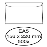 Envelop Quantore bank EA5 156x220mm wit 500 stuks