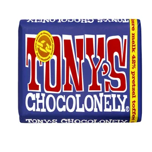 Chocolade Tony's Chocolonely donker melk pretzel t