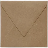 Envelop Papicolor EA5 156x220mm recycled kraft bruin pak à 6 stuks